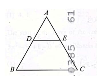 In △ABC, if DE ∥ BC