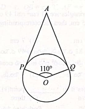 AP and AQ are the two tangents to a circle