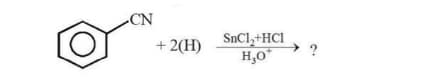 Product of the following reaction is: