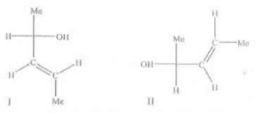 correct relationship between molecule I and II 